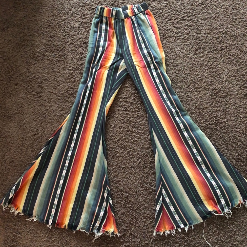 Tribal pattern pants Bell Bottoms